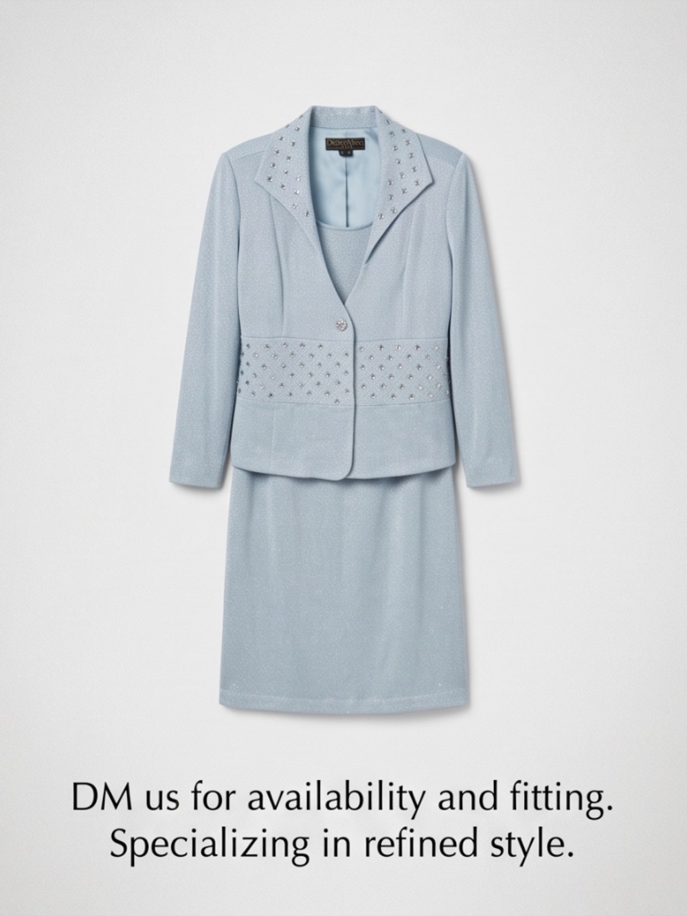 Ice Blue Donna Vinci Knit